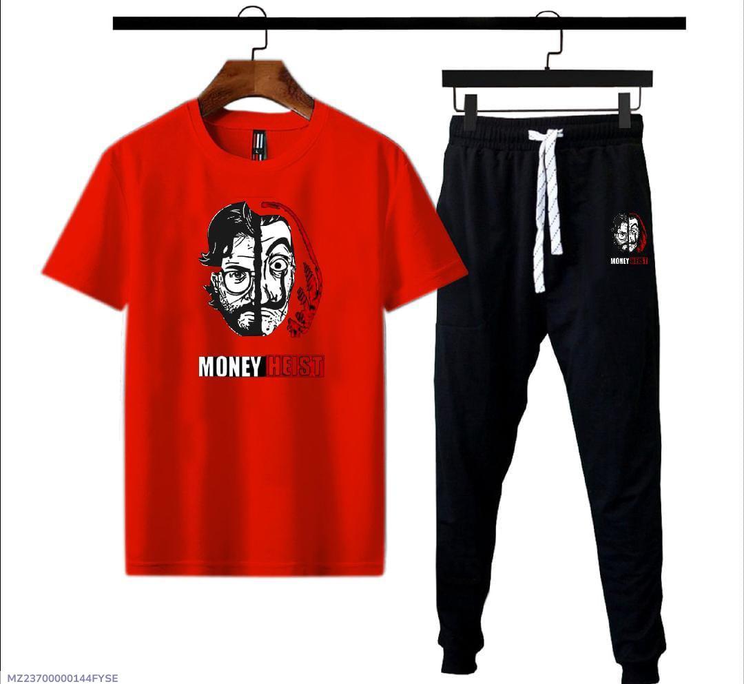 MONEY HEIST PRINTED TRACK SUIT FOR BOYS