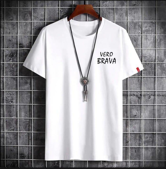 VERO BRAVA PRINTED T SHIRTS FOR BOYS WHITE COLOUR