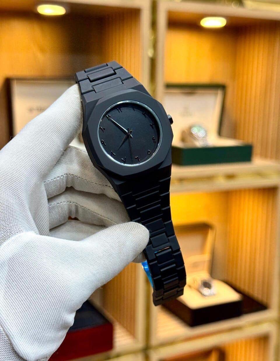 BLACK ARABIC AURA WATCH FOR BOYS