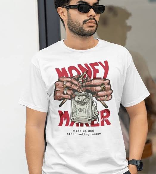 DOLLAR PRINTED T SHIRTS FOR BOYS WHITE COLOUR