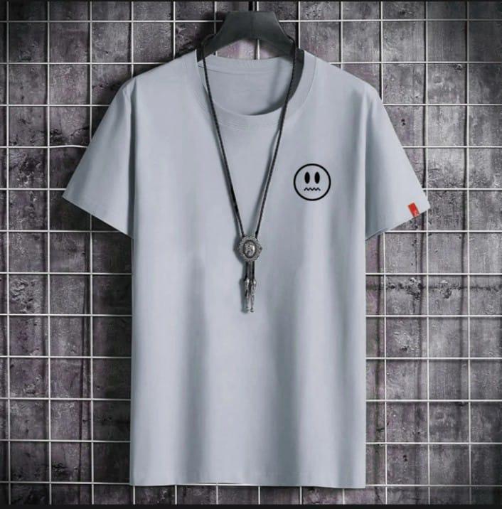 EMOJI PRINTED T SHIRTS FOR BOYS GREY COLOUR