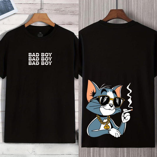 BAD BOY PRINTED T SHIRT FOR BOYS BLACK COLOUR