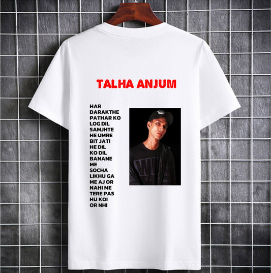 TALHA ANJUM PRINTED T SHIRTS FOR BOYS WHITE COLOUR