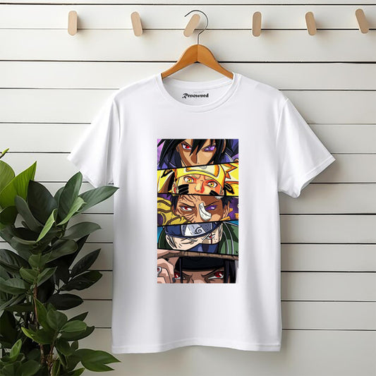 ANIME PRINTED T SHIRT FOR BOYS WHITE COLOUR